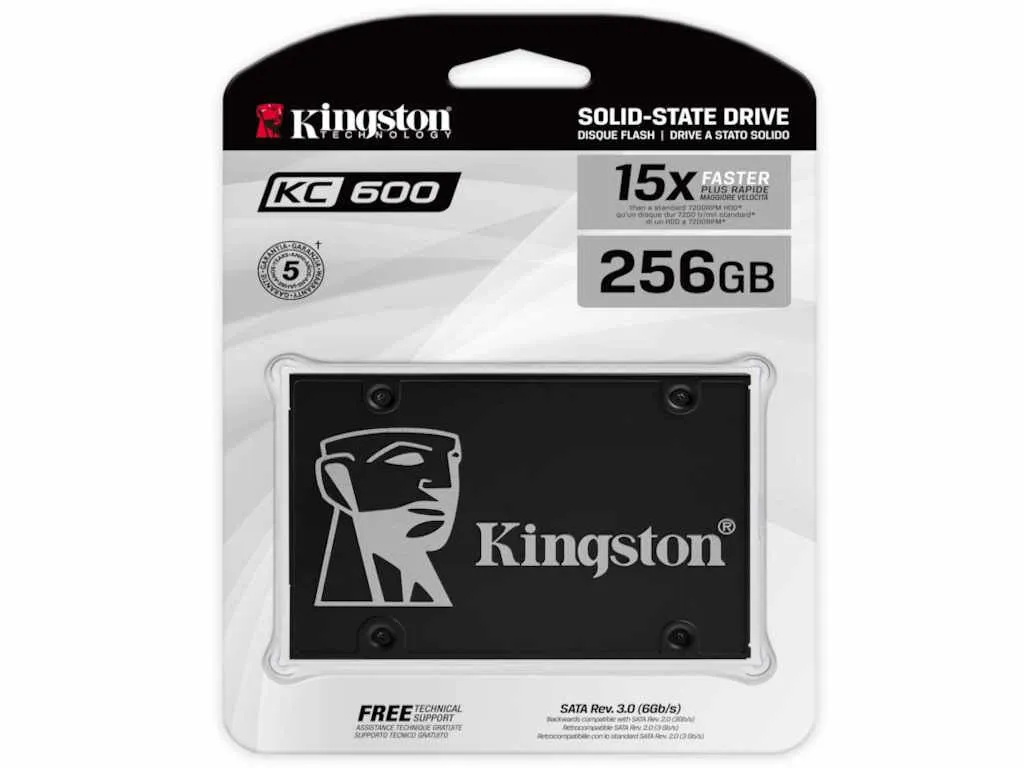 SSD KINGSTON KC600 256GB/2.5/SATA 3/crna