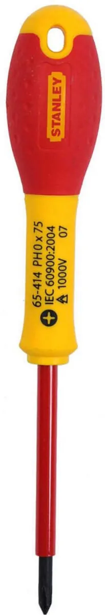 STANLEY Odvijač FM izoliran PH PH0 x 75mm