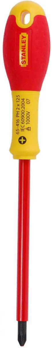 STANLEY Odvijač FM izoliran PH PH2 x 125mm