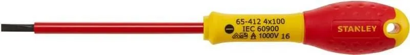 STANLEY Odvijač FM izoliran ravni 4 x 100mm