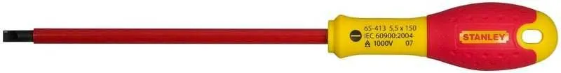 STANLEY Odvijač FM izoliran ravni 5/5 x 150mm