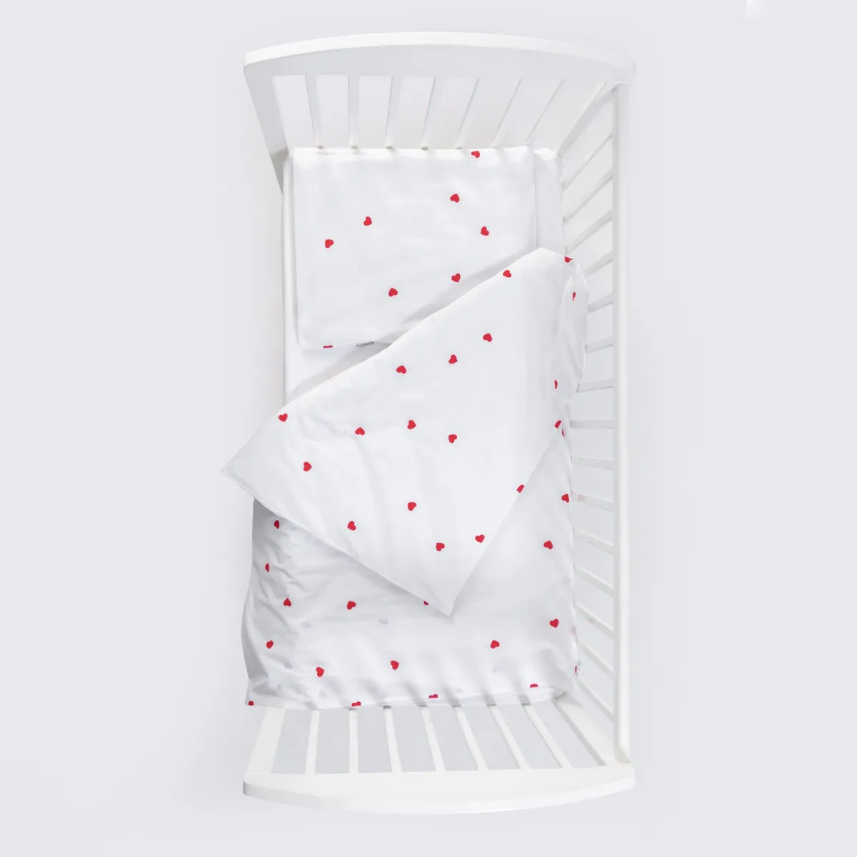 STEFAN Set posteljine za bebe 80x120cm Srce