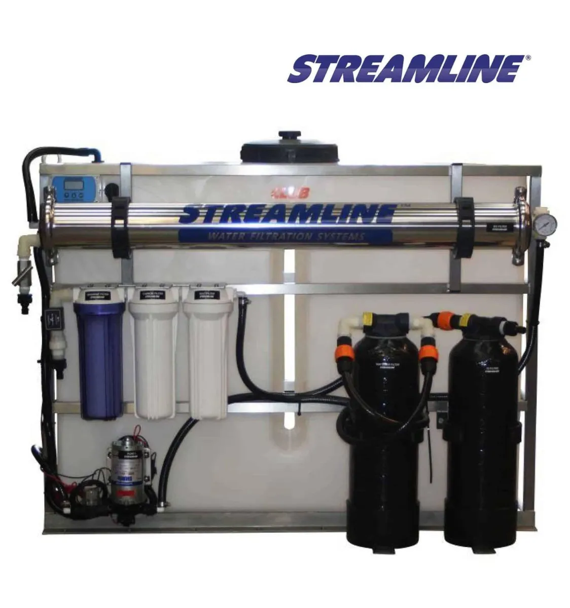 STREAMLINE Sistem reverzne osmoze za pranje solarnih panela i prozora Club 250L RODI