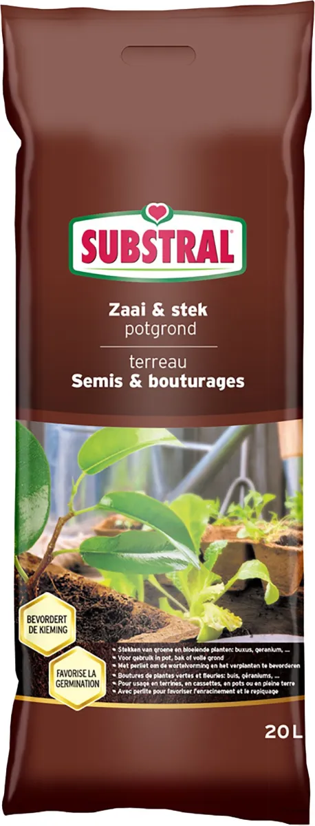 SUBSTRAL Bio substrat za rasad i setvu 20L