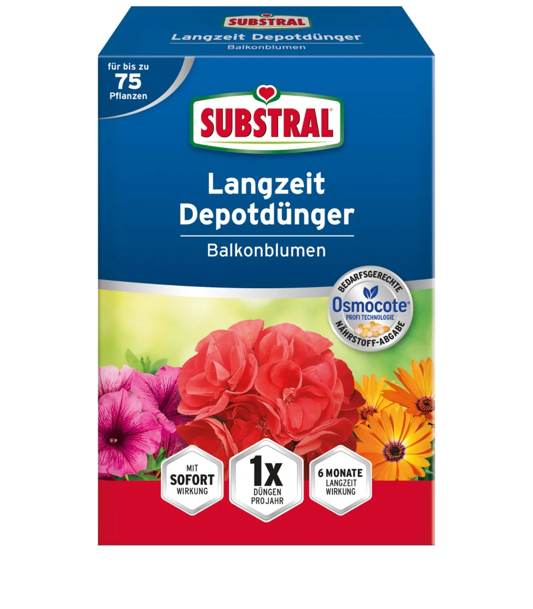 SUBSTRAL Đubrivo za balkonske biljke Osmocote 750gr