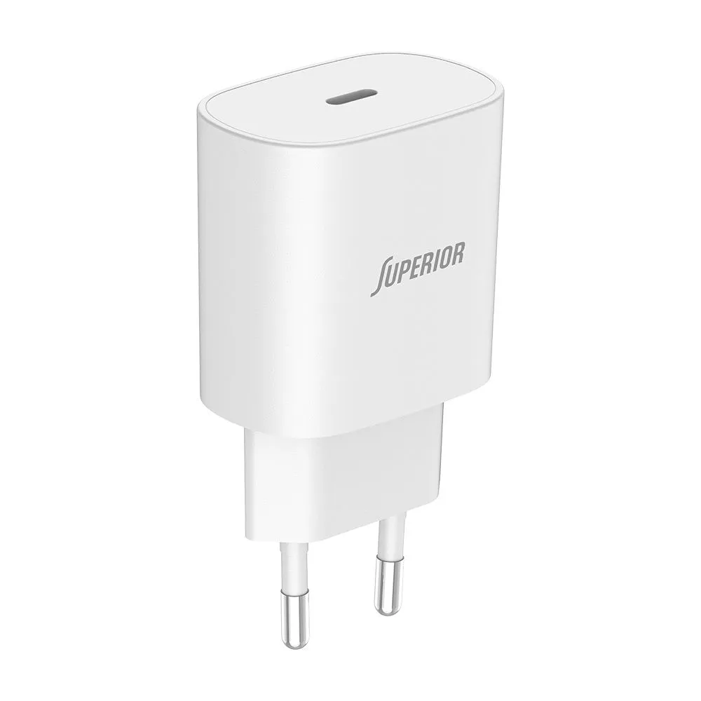SUPERIOR Kućište punjača CO-DC24 Fast PD Type C 25W 3A/ bela