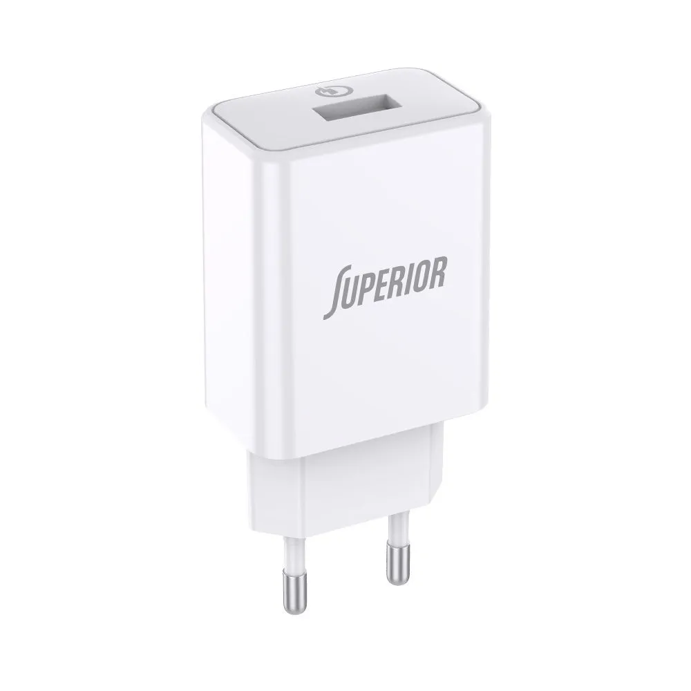 SUPERIOR Kućni punjač SU-P101 Fast QC3.0 18W 3A/ bela