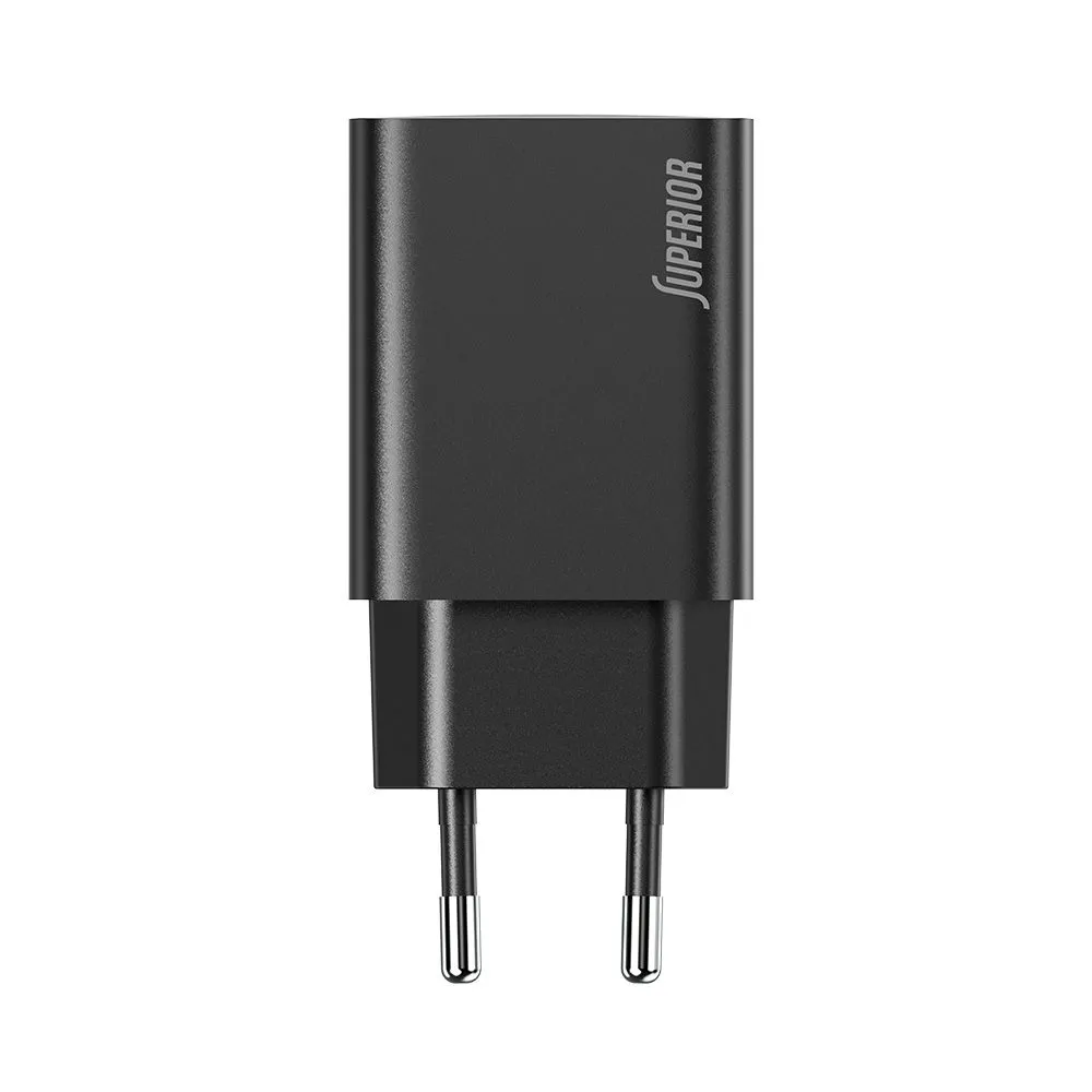 SUPERIOR Kućni punjač SU-P103 Super Fast PD 25W 3A Type C/ crna