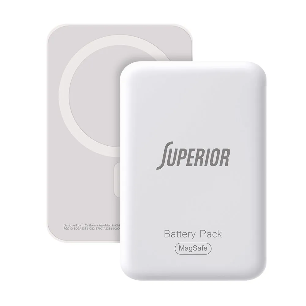 SUPERIOR Power bank MagSafe 15W 10000 mAh/ bela