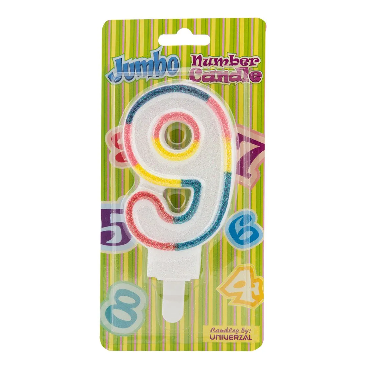 SveĆa roĐendanska broj 9 jumbo uni-line unl-1053