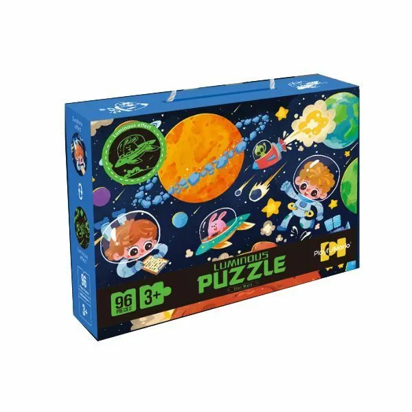 Svetleće puzzle za decu Svemir - 96 delova 88749