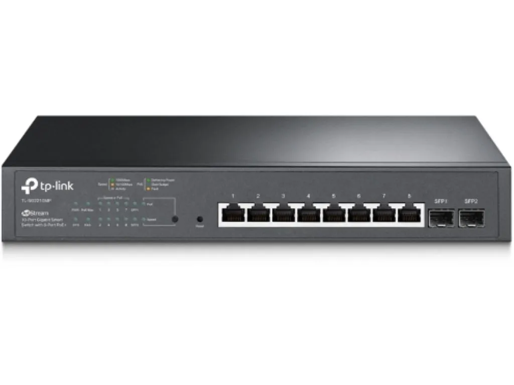 Switch TP-Link TL-SG2210MP gigabit/10xRJ45/8xPOE/2xSFP/Rackmount/metalno kucište