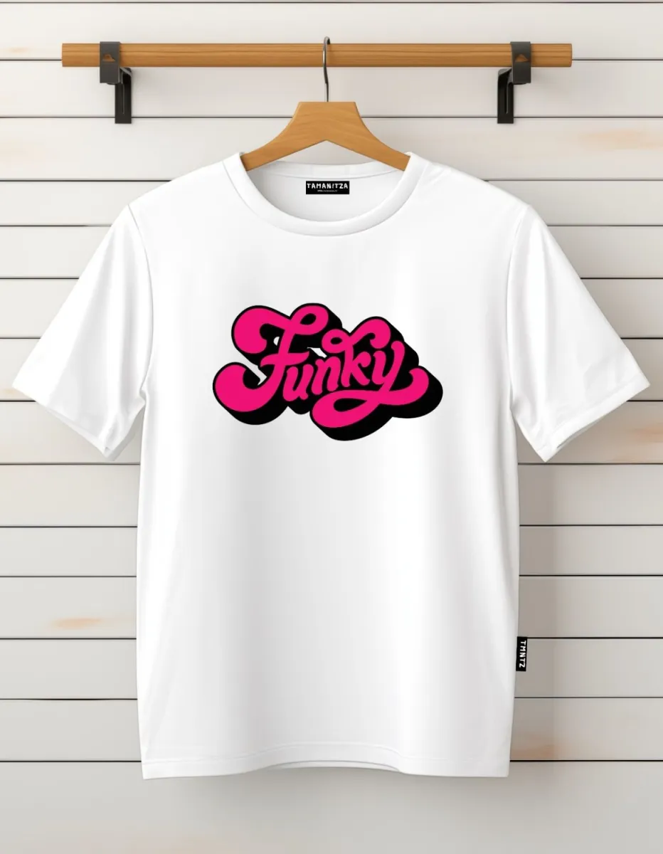 TAMANITZA Ženska bela majica FUNKY