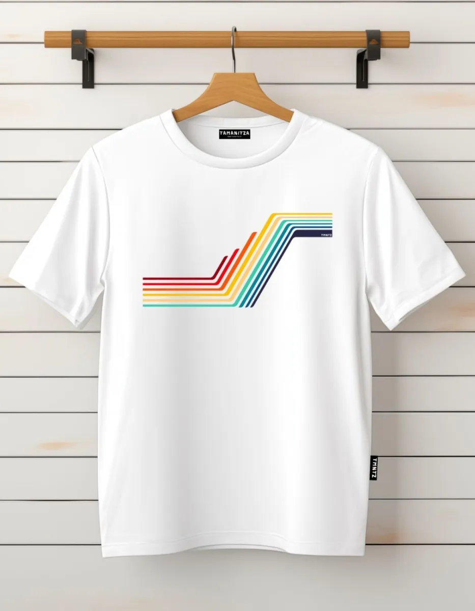 TAMANITZA Ženska bela majica RETRO