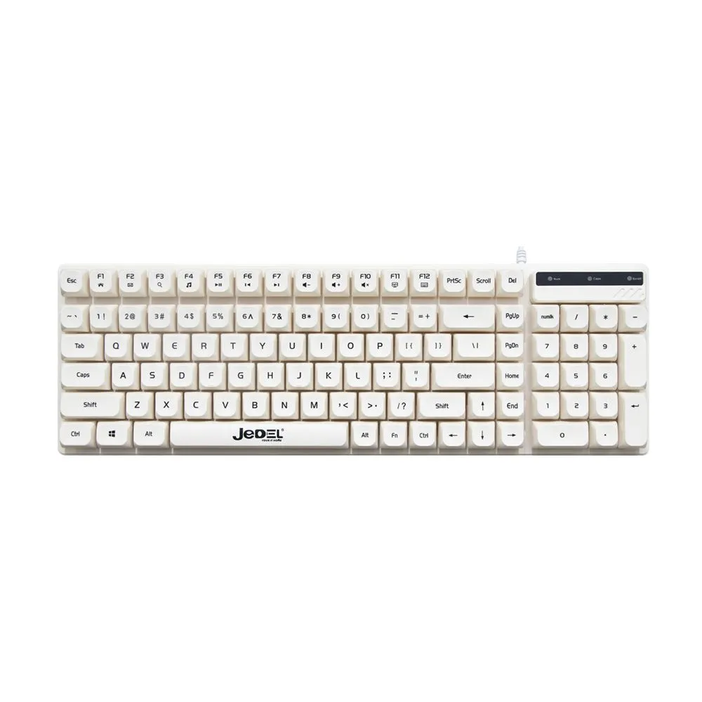 JEDEL Tastatura kancelarijska K30 bela