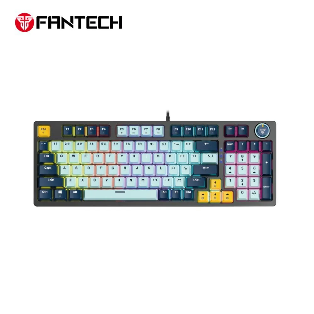 FANTECH Gejmerska Mehanicka Tastatura MK890 Atom MK96 SkyBlue Rosie switch