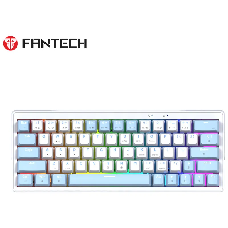 Tastatura mehanička Gaming Fantech MK611 Atom x63 AME bela (rosie switch)