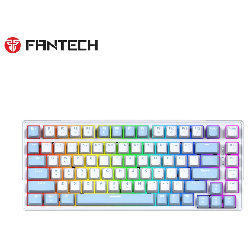 Tastatura mehanička Gaming Fantech MK612 Atom x83 AME bela (taro switch)
