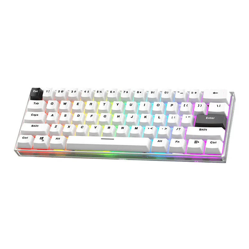Tastatura mehanička Gaming Fantech MK857 RGB Maxfit61 FROST Wireless Space Edition (blue switch)