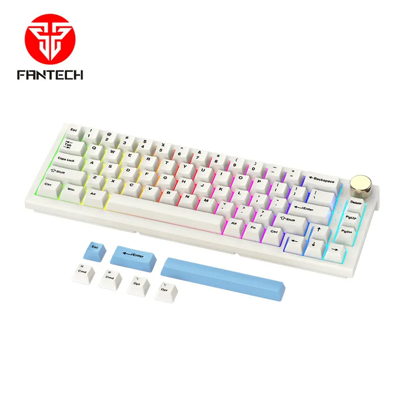 Tastatura mehanička Gaming Fantech MK858 RGB MaxFit67 space edition (white switch)