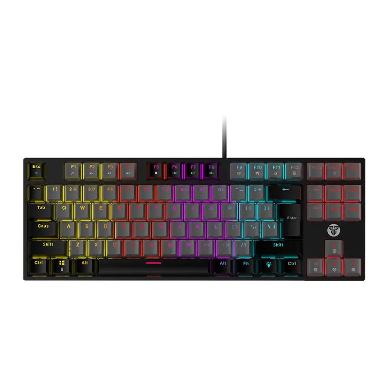 Tastatura mehanička Gaming Fantech MK876 RGB Atom TKL crna (Blue switch)