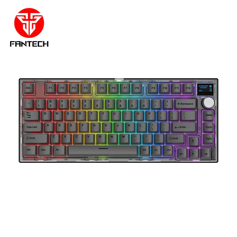 Tastatura mehanička Gaming Fantech MK910 RGB PBT MaxFit 81 Frost Wireless (blue switch)
