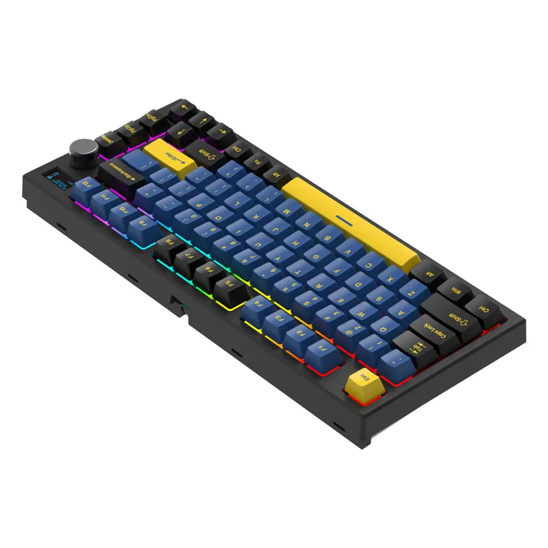 Tastatura mehanička Gaming Fantech MK910 RGB Vibe Maxfit 81 Grand Cobalt Wireless (Yellow switch)