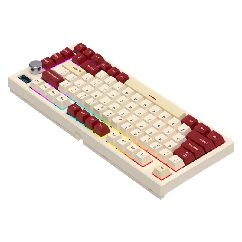 Tastatura mehanička Gaming Fantech MK910 RGB Vibe Maxfit 81 Royal Prince Wireless (Yellow switch)