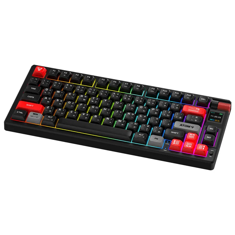 Tastatura mehanička Gaming Fantech MK917 RGB Atom PRO79 Wireless crna (Red switch)