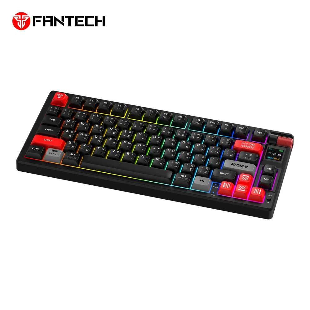 Tastatura mehanička Gaming Fantech MK917 RGB Atom PRO79 Wireless crna (Blue switch)