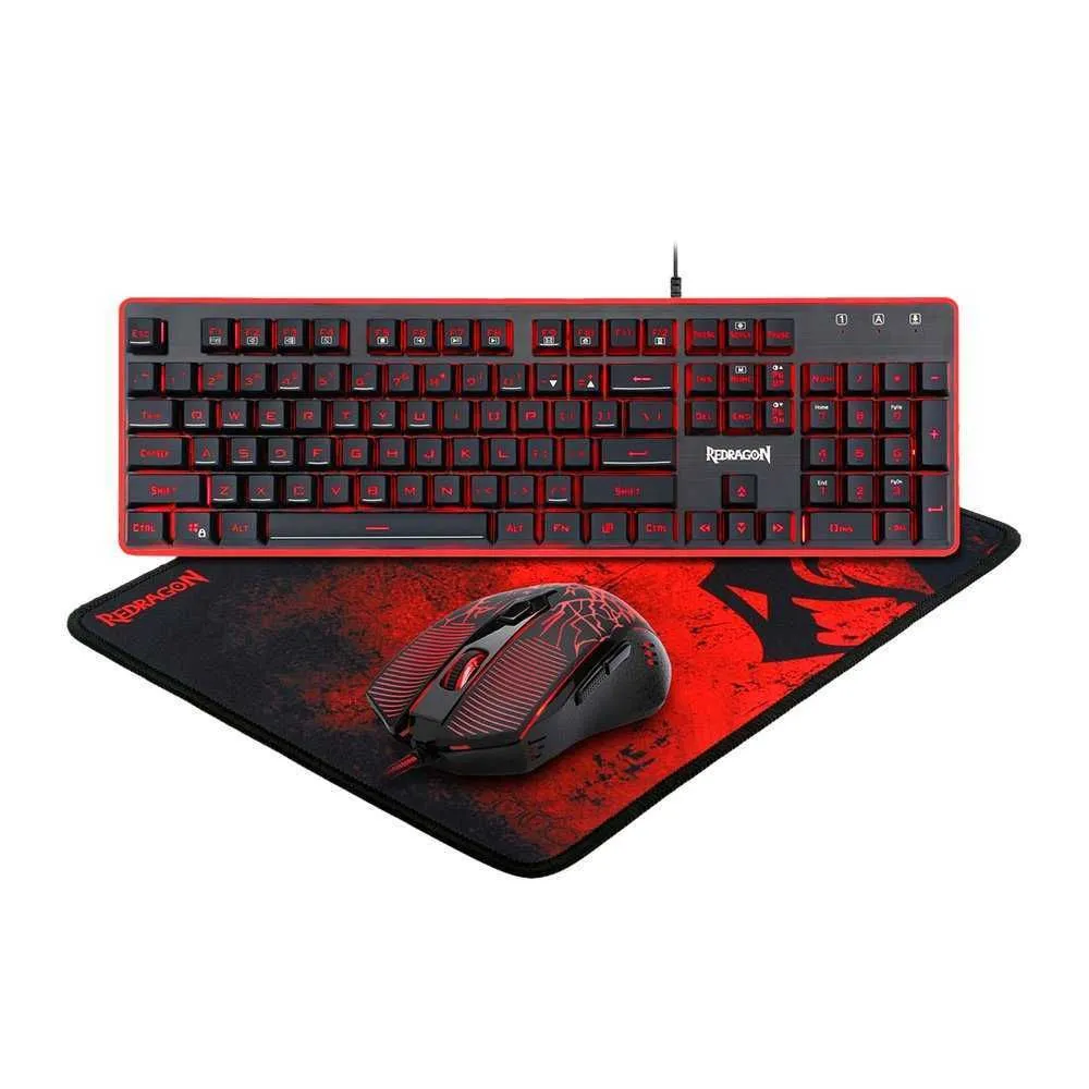 Tastatura/ miš i podloga Redragon 3u1 Combo S107