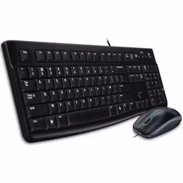 Tastatura + miš Logitech Deluxe MK120 YU/ crna