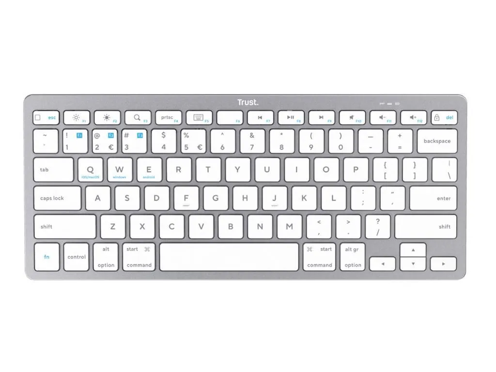 Tastatura TRUST BASICS Bluetooth/SRB/siva