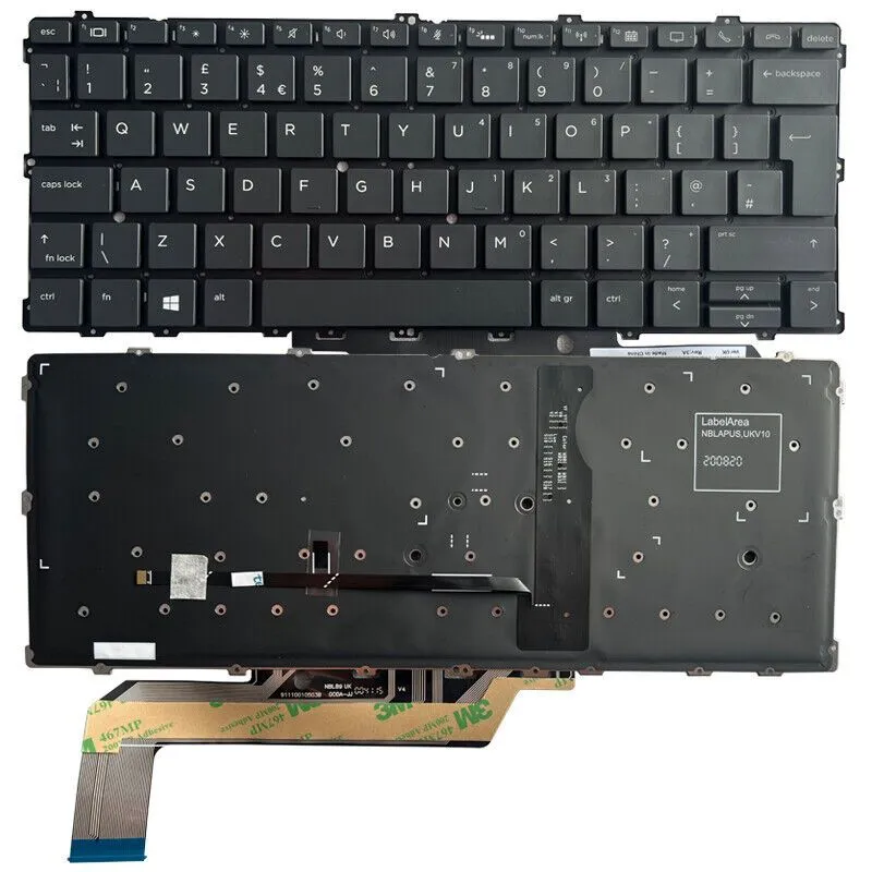 Tastatura za laptop EliteBook x360 1030 G2 1030 G3 1030 G4 & EliteBook 1020 G3 enter backlight