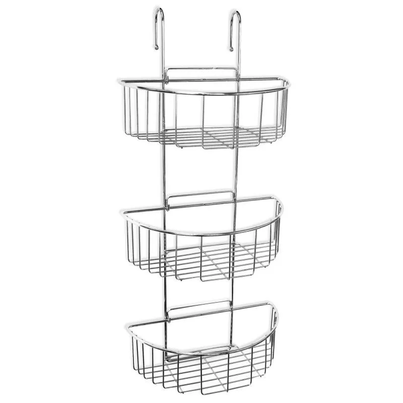 TATAY Viseća polica za kupatilo na 3 nivoa 27.5x15x60cm, inox