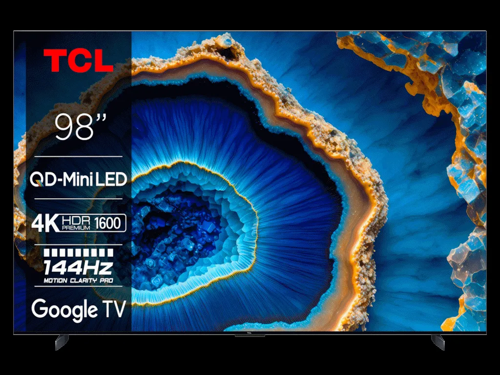 TCL Televizor 98C805, Ultra HD, Google TV Smart