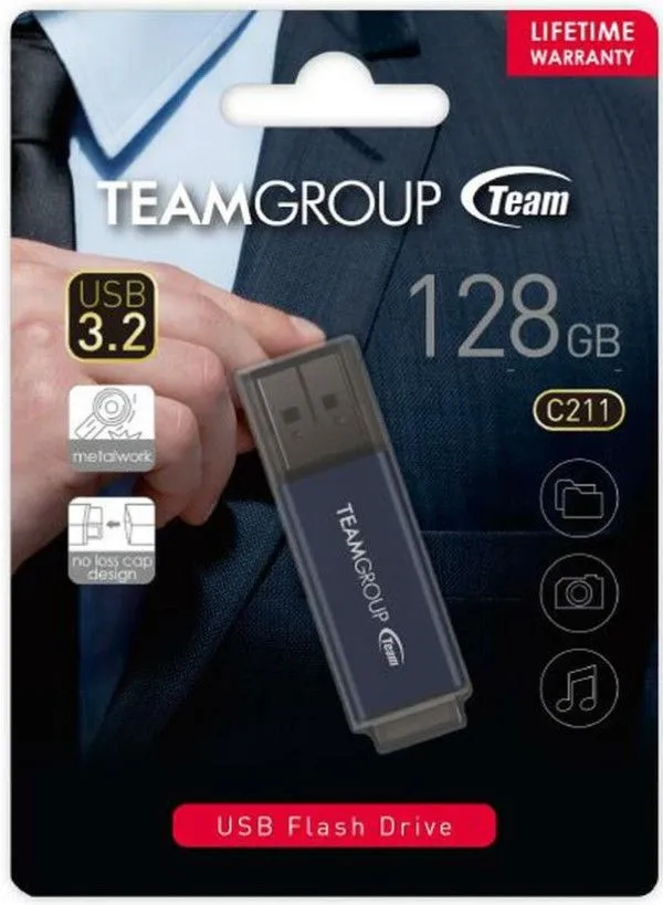 TEAM GROUP TeamGroup 128GB C211 USB 3.2 BLUE TC2113128GL01