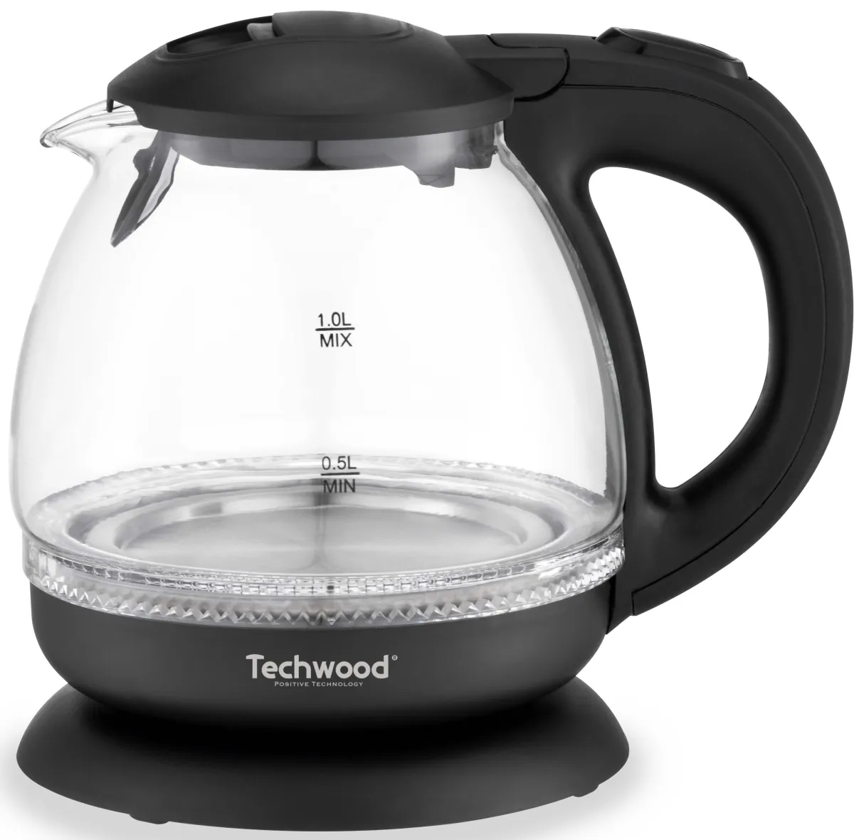 TECHWOOD Ketler TB-1086V/ staklo/crna