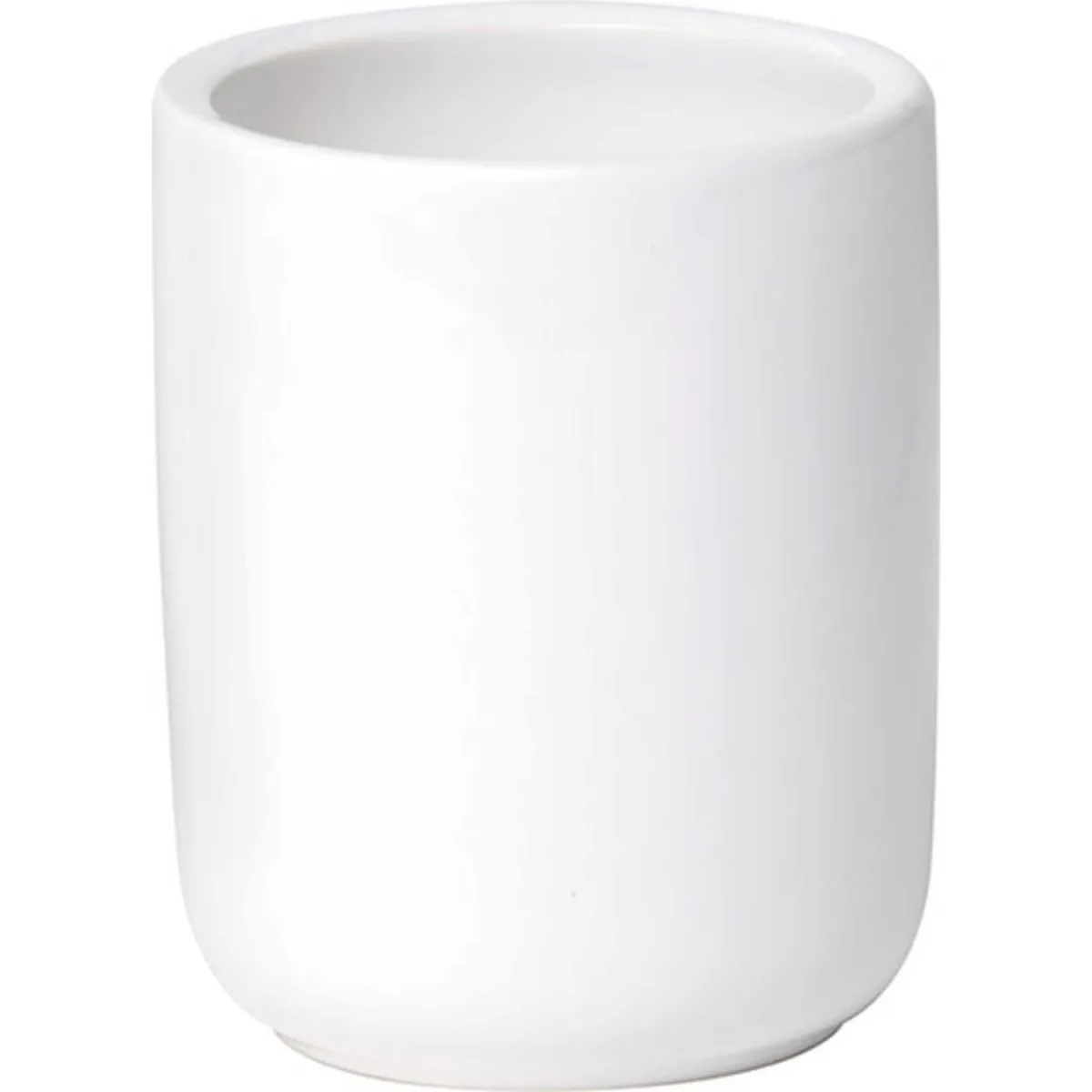 TENDANCE Čaša Dolomit 10,7x8,3cm keramika bela