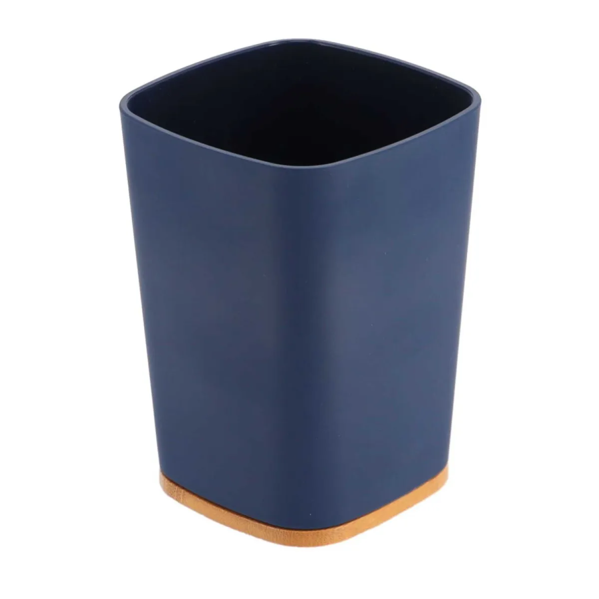 TENDANCE Čaša za četkice za zube 7,5x7,5cm abs/bambus teget