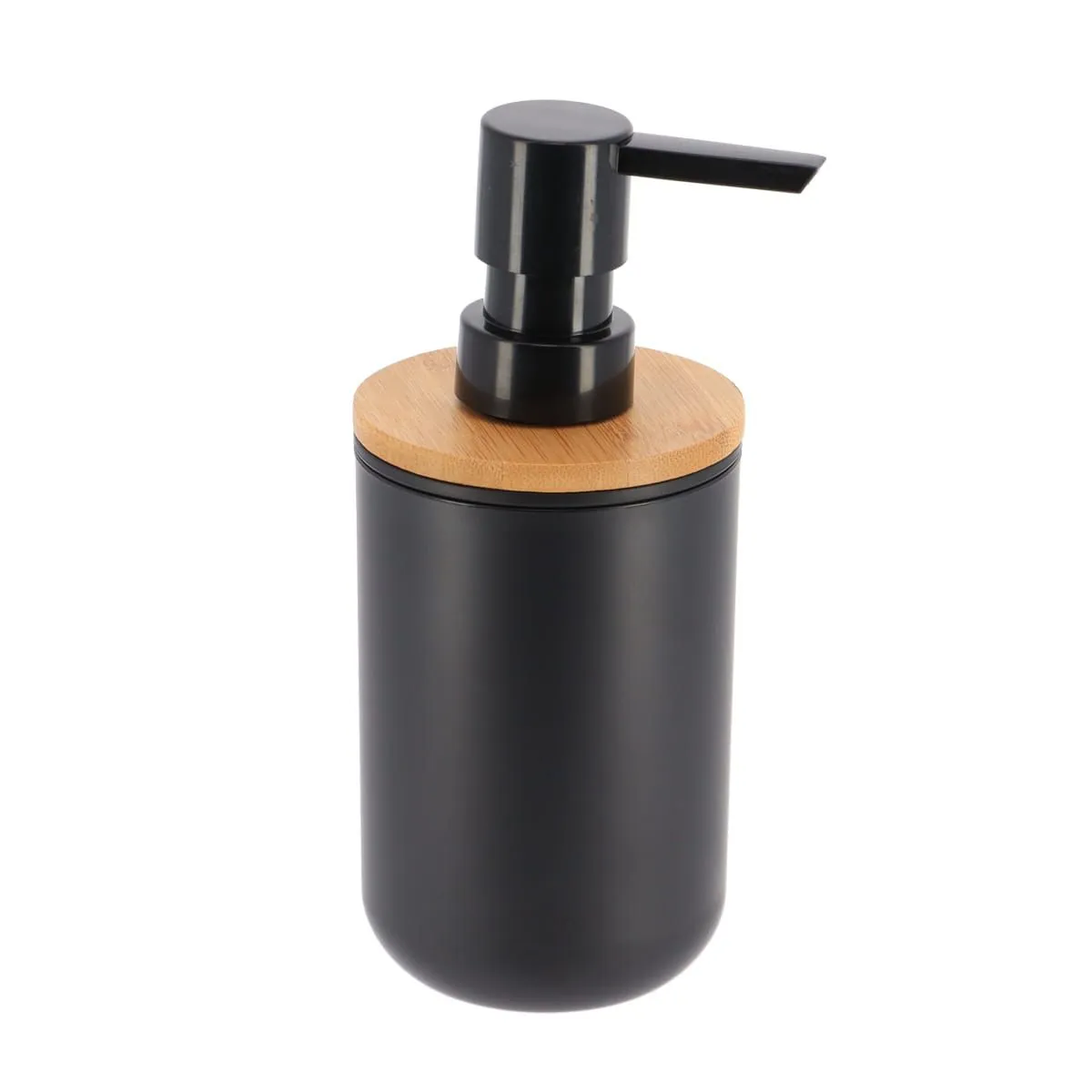 TENDANCE Dozer za sapun Fano poliresin/bambus, crna