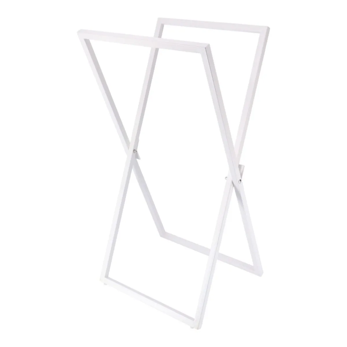 TENDANCE Držač peškira sklopive konstrukcije 85X45X37 cm metal beli
