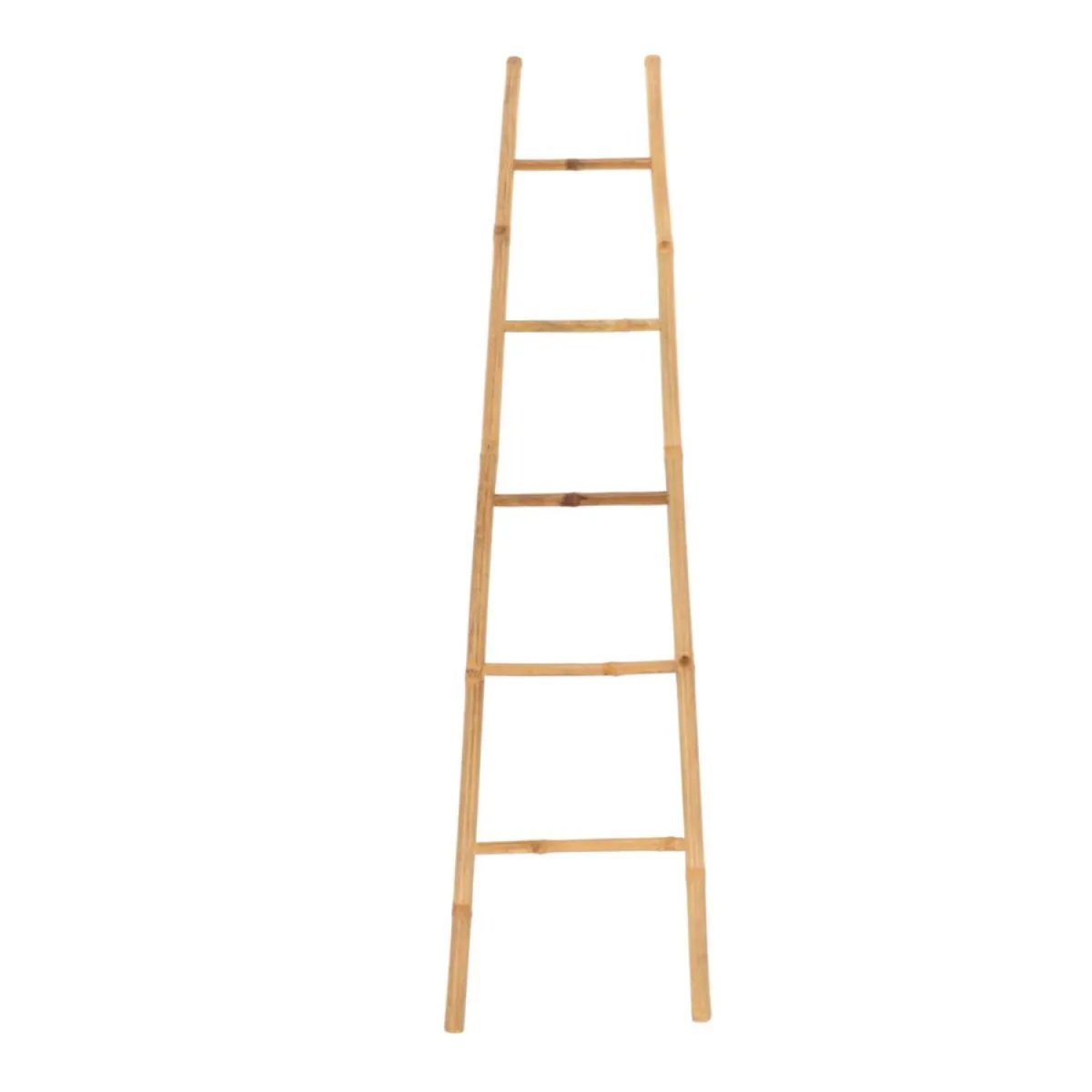 TENDANCE Držač za peškire u obliku merdevina sa 5 prečki 40x2,5x150cm bambus siva