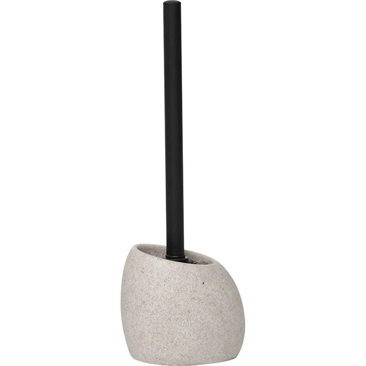 TENDANCE Četka za WC šolju sa držačem 11.5x9.5x37cm, poliresin/krem