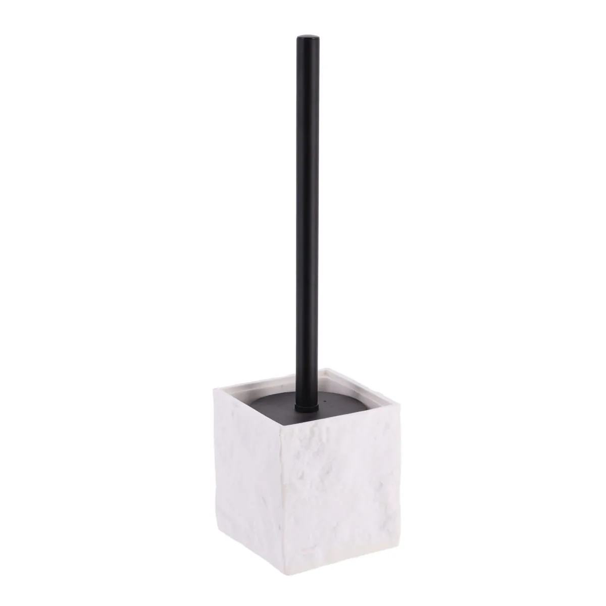 TENDANCE Četka za WC šolju sa držačem 37x10x10cm, poliresin/bela