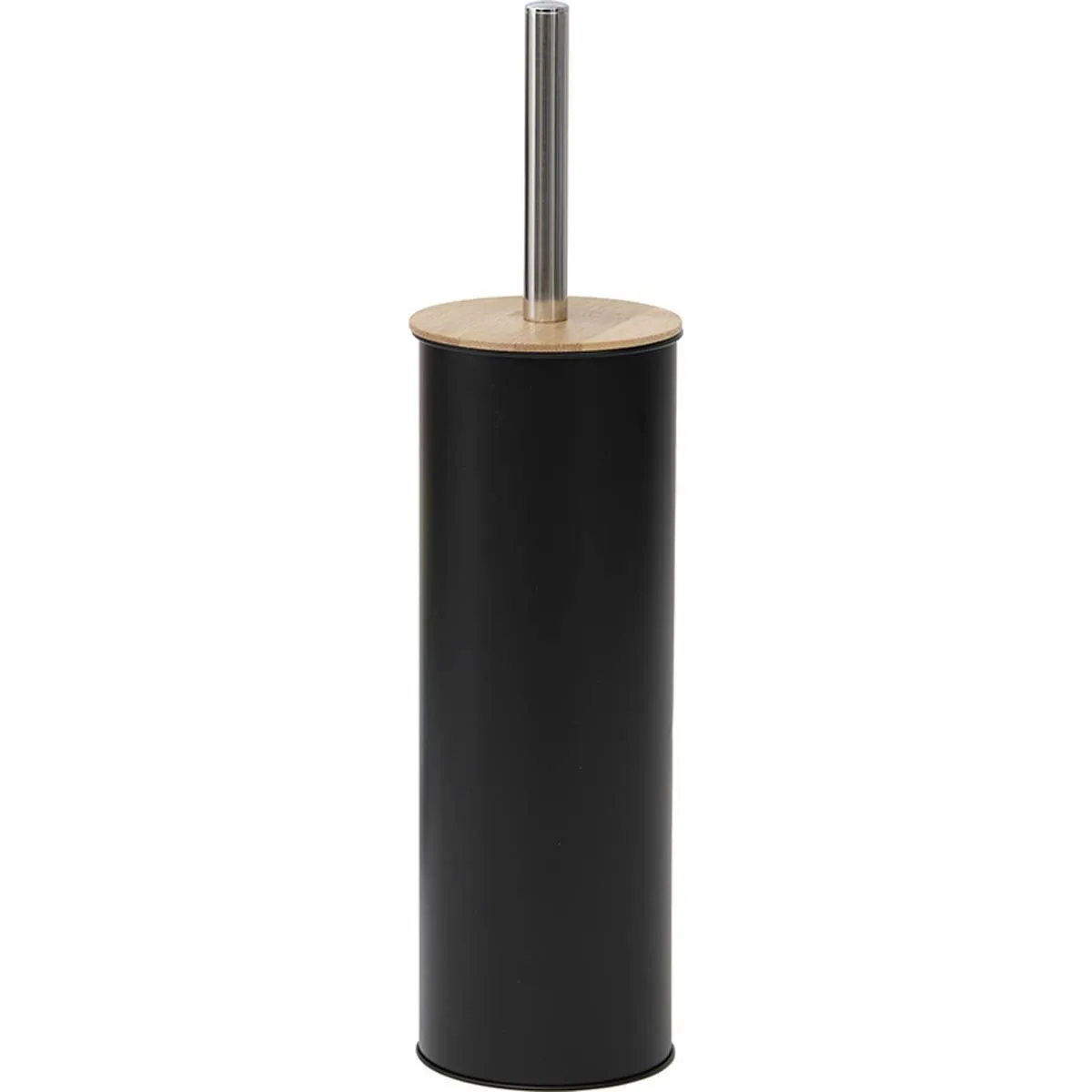 TENDANCE Četka za WC šolju sa držačem 9.6 x 39.5cm, bambus/crna