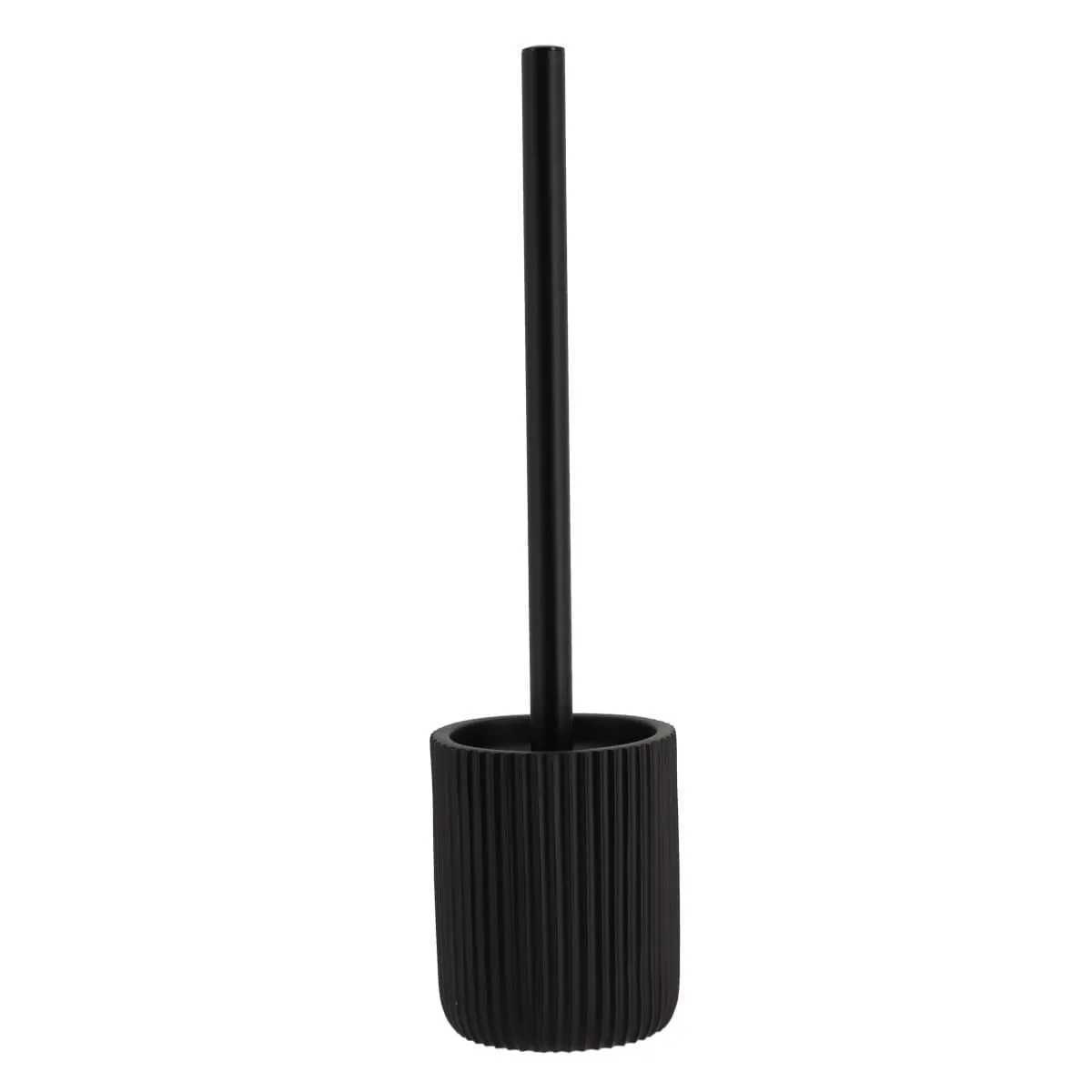 TENDANCE Četka za WC šolju sa držačem 9x37cm, poliresin/crna