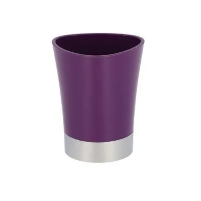 TENDANCE Konusna čaša za četkice za zube 8x8x10cm, ljubičasta
