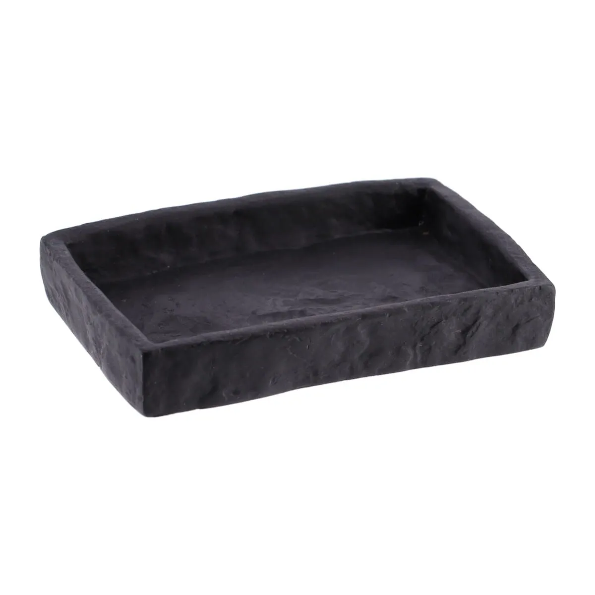 TENDANCE Posuda za sapun 2x13x9cm, poliresin/crna
