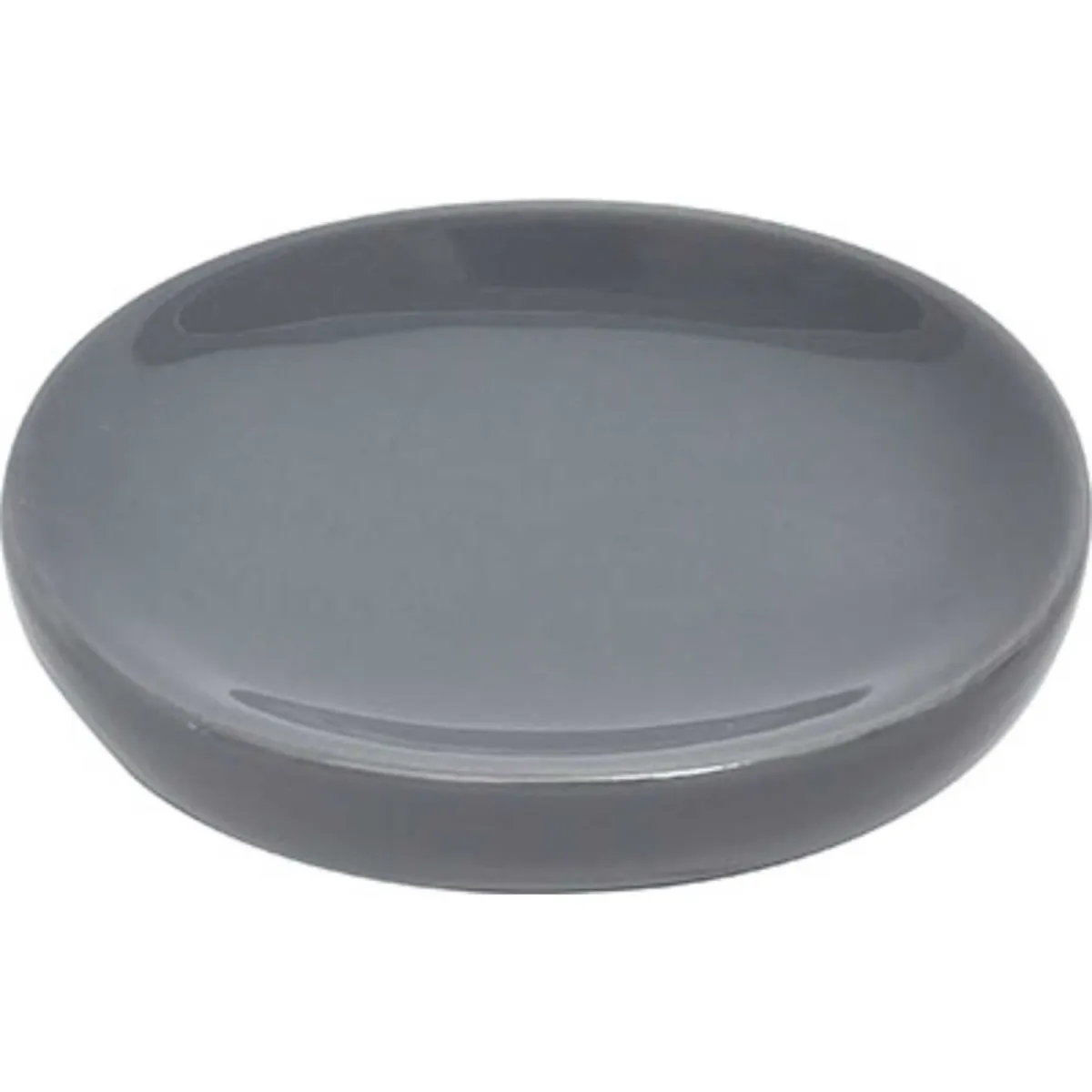 TENDANCE Posuda za sapun Dolomit 12,5x9,5x3 cm keramika siva